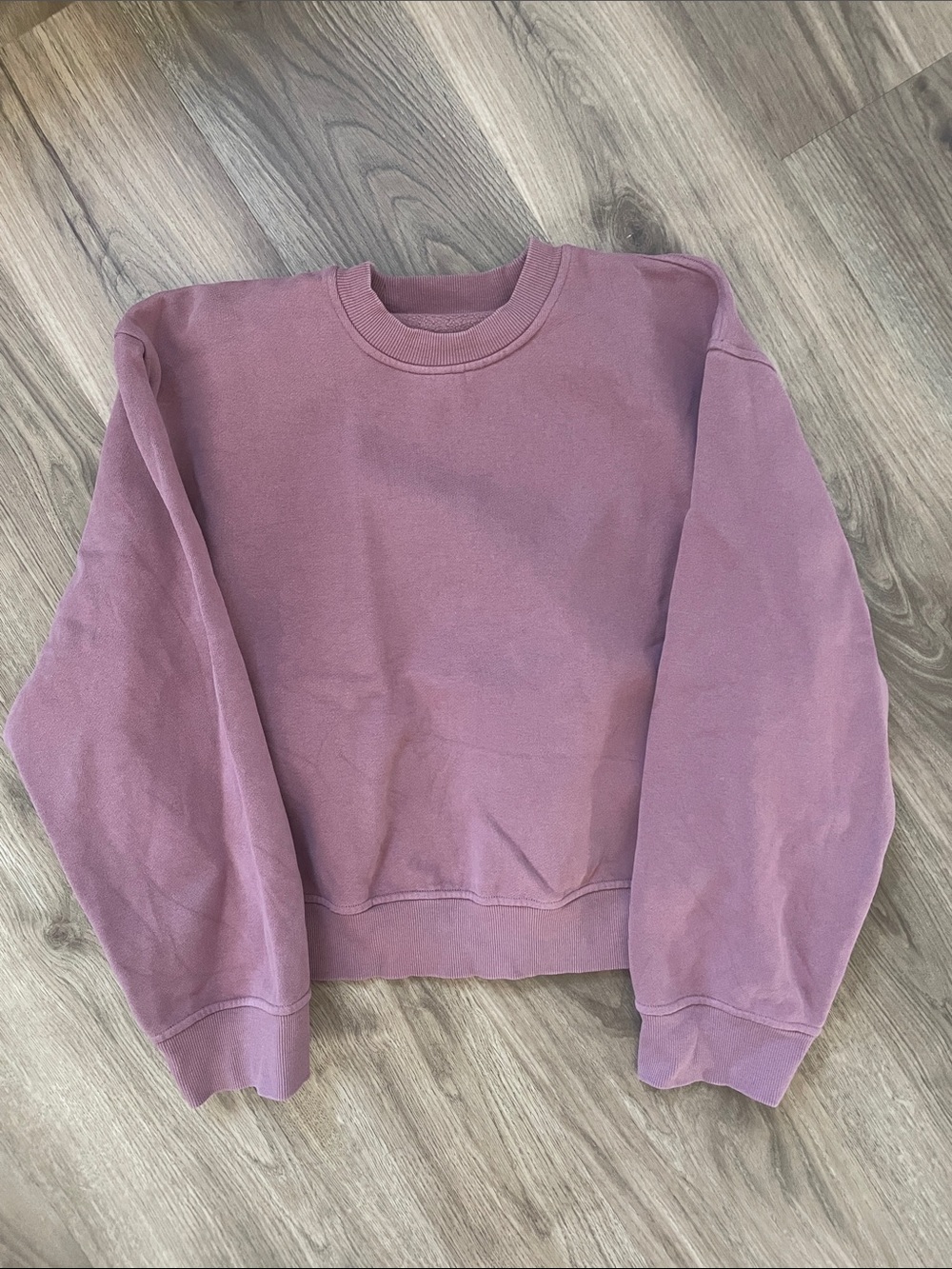 Lululemon Athletica Women's Crewneck Sweatshirt in Mauve - 4